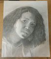 College Drawing Class - Pencil Self-Portrait