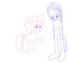 Pinkie Pie tries to cheer up Lune