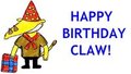 Birthday gift for Claw