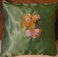 Embroidery pillow by karlbane