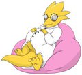 Preggy Doctor Alphys by Xniclord789x