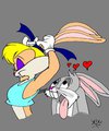 lola bunny bugs bunny in love