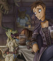 *C*_Kiva and Lynx at the tavern by Fuf