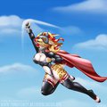 [Wing-It] Sable Superhero by PopcornPanic