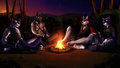 Campfire - Commission for BlueTiger07