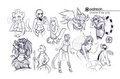  Jan 2016 Patreon Sketch Page by DragonFU