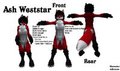 Ash Weststar - Reference sheet by AshWeststar