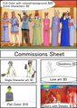 Commissions Sheet