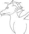 Daily Drawing: Degath the Dragon, Digital Line