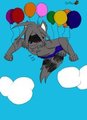 A Coon and His Balloon