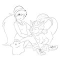 T : a girl and her pokemon