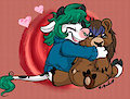 C // Teddy bear snuggles!!
