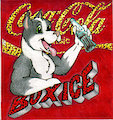 Coca-Cola boxice badge (Old badge)