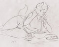 Shela Quill - Lunch Time - Sketch
