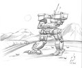Hospital Sketch: Catapult BattleMech