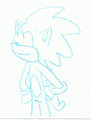 My very first Sonic drawing