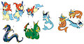 The pokemon hybrid group!