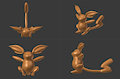 WIP inflatable raichu 3D-model!