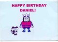 Happy Birthday Daniel (King Rollo birthday card)