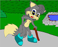 old Fiona goes for A walk 