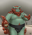 Komainu sumo wrestler