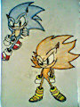 Bronze The Hedgehog with Sonic