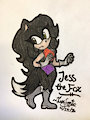 Jess the Hedgefox by TuxSonic