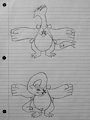 Jô as a Shadow Lugia Drawings