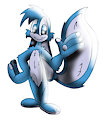 "Blue" Alien critter (old art 2000-2004) by starlac