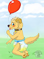 YCH auction "I have a gift balloon" (wet)