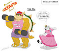 Bowser's GROWTH Drive! (MUSCLE) Part 2 by Ziude