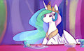 Bored Princess is bored - Celestia  by Dragk