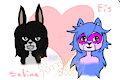 Sabina and Eis kids by FurryLinette