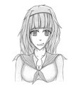 Anime school girl by yussi96