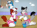 At the beach by Loupy
