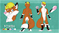 Reference Sheet for Foxeh by Foxeh