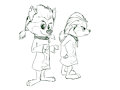 Doodles- Winnie Werewolf & Sher Khan by Tahla
