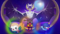 Pokémon Moon Homage Wallpaper by NioFloofArtist