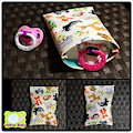 Woodland Creatures PUL Pacifier Bag! by JayKayBaby
