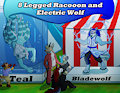 [C] 8 Legged Racooon and And Electric Wolf by Killerwolf1020