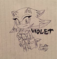 Violet doodle