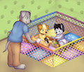 [C] At the playpen 