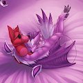 Foxy Cuddles by pheonixbat