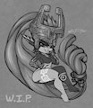 Imp Midna WIP by SciFiCat