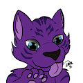 Kitty Icon by darkfuzzypaws by KuniMiller