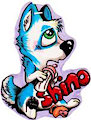 Shino Puppy Kitsu Badge v2.0