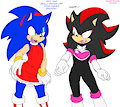 Sonic And Shadow - Lovely Crossdressing Hedgehogs