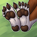 Wolf Paws (by Catwolf) by fennyflametail