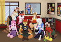 Game party at Sam's by KolewazakiSan