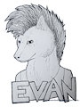 Evan Uncolored Badge